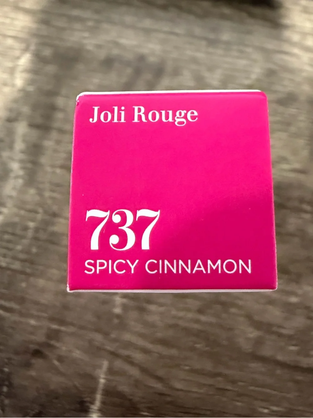 Clarins Joli Rouge Satin Lipstick in 737 Spicy Cinnamon New